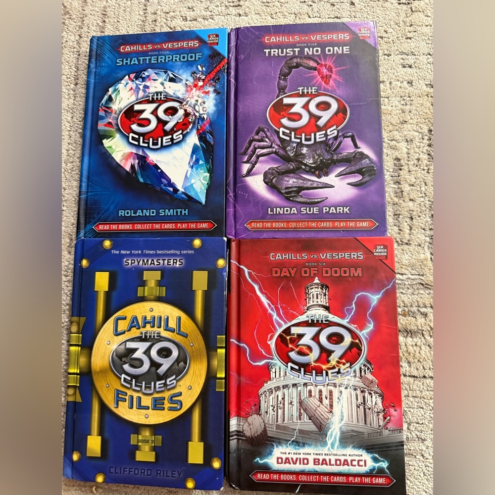The 39 Clues books 2, 4, 5 & 6